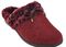 Vionic Pleasant Women's Orthotic Support Slippers - Wine angle