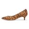 Vionic Kit Josie - Women's Heels with Arch Support - Tan Leopard