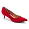 Vionic Kit Josie - Women's Heels with Arch Support - Red - 1 main view