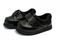 Mt. Emey 502-E - Men's Casual Accomodator Shoes Single Strap - Black Pair
