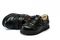 Mt. Emey 9301-X - Women's Widest Casual Shoes Strap Closure by Apis - Black Pair / Top
