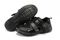 Mt. Emey 9701-V - Men's Extra-depth Athletic/Walking Strap Shoes - Black Pair / Bottom