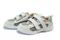 Mt. Emey 9701-V - Men's Extra-depth Athletic/Walking Strap Shoes - White/Silver Pair