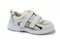Mt. Emey 9701-V - Men's Extra-depth Athletic/Walking Strap Shoes - White/Grey Main Angle
