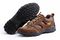 Mt. Emey 9708 - Men's Extrem-Light Athletic Walking Shoes by Apis - Brown Pair / Bottom