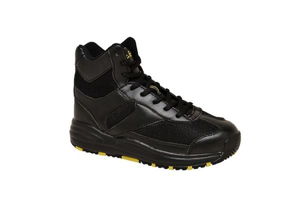 Mt. Emey Children's Orthopedic High-Top Slip Resistant Sneakers by Apis - Black 