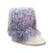 Bearpaw Boo Toddler Fuzzy Boots - 1854T  952 - Rainbow - Profile View