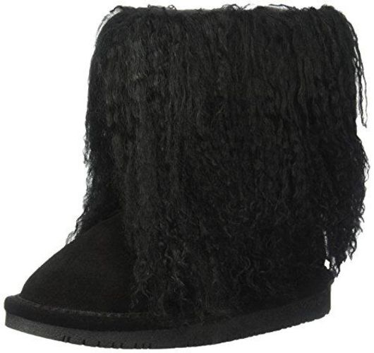 Bearpaw Boo Toddler Fuzzy Boots - 1854T - Black