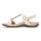 Vionic Rest Farra - Women's Supportive Sandals - Cream Woven - 2 left view