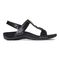 Vionic Rest Farra - Women's Supportive Sandals - Black Lizard - 4 right view