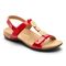 Vionic Rest Farra - Women's Supportive Sandals - 1 main view  Red Patent
