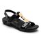 Vionic Rest Farra - Women's Supportive Sandals - 1 main view Black Patent