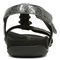 Vionic Rest Farra - Women's Supportive Sandals - Charcoal Metallic - 5 back view