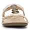 Vionic Rest Farra - Women's Supportive Sandals - Cream Woven - 6 front view