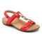 Vionic Rest Farra - Women's Supportive Sandals - Cherry Woven - 1 profile view
