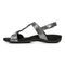 Vionic Rest Farra - Women's Supportive Sandals - Charcoal Metallic - 2 left view