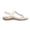 Vionic Rest Farra - Women's Supportive Sandals - Cream Woven - 4 right view