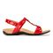 Vionic Rest Farra - Women's Supportive Sandals - 4 right view Red Patent