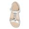 Vionic Rest Farra - Women's Supportive Sandals - White Metallic - 3 top view