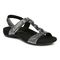 Vionic Rest Farra - Women's Supportive Sandals - Charcoal Metallic - 1 profile view
