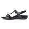 Vionic Rest Farra - Women's Supportive Sandals - Black Lizard - 2 left view