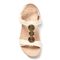 Vionic Rest Farra - Women's Supportive Sandals - Cream Woven - 3 top view