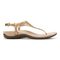 Vionic Rest Kirra - Women's Supportive Sandals - Gold Perf Metallic - Gold