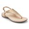 Vionic Rest Kirra - Women's Supportive Sandals - Gold Perf Metallic - 1 profile view