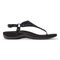 Vionic Rest Kirra - Women's Supportive Sandals - Black Perf Suede - 4 right view