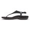 Vionic Rest Kirra - Women's Supportive Sandals - Black Perf Suede - 2 left view