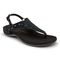 Vionic Rest Kirra - Women's Supportive Sandals - Black Perf Suede - 1 profile view