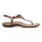 Vionic Rest Kirra - Women's Supportive Sandals - Bronze Metallic - 4 right view