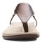 Vionic Rest Kirra - Women's Supportive Sandals - Bronze Metallic - 6 front view