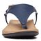 Vionic Rest Kirra - Women's Supportive Sandals - Navy Leather 6 front view