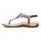 Vionic Rest Kirra - Women's Supportive Sandals - Bronze Metallic - 2 left view