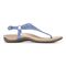 Vionic Rest Kirra - Women's Supportive Sandals - Periwinkle Perf Suede - 4 right view