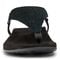 Vionic Rest Kirra - Women's Supportive Sandals - Black Perf Suede - 6 front view