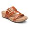 Vionic Pacific Rio - Women's Adjustable Platform Sandal - Brown Woven - 1 profile view