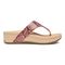 Vionic Pacific Naples - Women's Platform Sandal - Pink Snake  4 right view