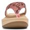 Vionic Pacific Naples - Women's Platform Sandal - Pink Snake  6 front view