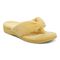 Vionic Indulge Gracie - Women's Toe Post Slipper - Golden Cream - Angle main