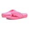 Vionic Indulge Gracie - Women's Toe Post Slipper - Electric Pink - pair left angle