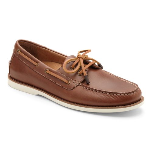 Vionic Spring Lloyd - Men's Supportive Boat Shoe - 1 main view Brown