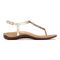 Vionic Rest Paulie- Women's T-strap Supportive Sandal - 4 right view Champagne