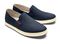 Olukai Kahu - Men's Slip-On Comfort Shoe - Trench Blue / Off White - Pair