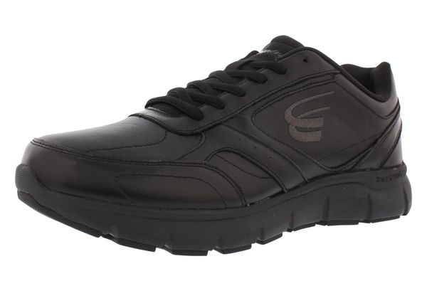 Spira WaveWalker Men's Slip Resistant Walking Shoe  - Black 1