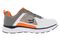 Spira CloudWalker Men's Athletic Walking Shoe with Springs - White / Dark Grey / Orange - 2