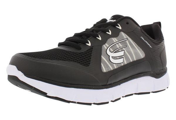 Spira CloudWalker Men's Athletic Walking Shoe with Springs - Black / White - 1