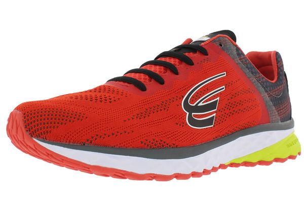 Spira Vento Men's Trainer Shoes with Springs - Tsai Red / Charcoal / Black - 1