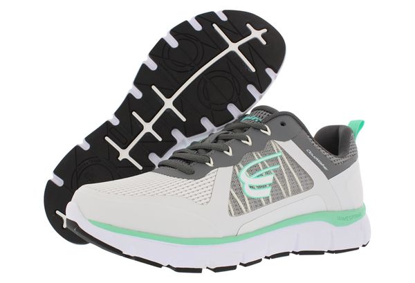 Spira CloudWalker Women's Athletic Walking Shoe with Springs - Nimbus / Charcoal / Mint - 7